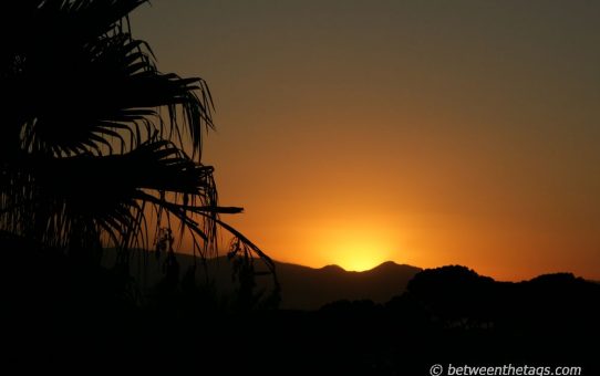 Sonnenuntergang in der Türkei