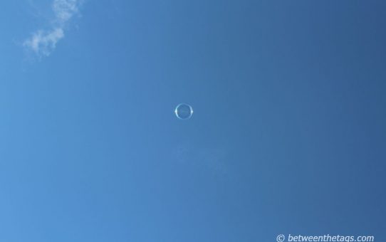 A bubble in the sky